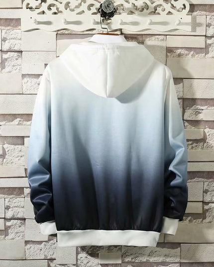 Męska bluza ombre z kapturem
