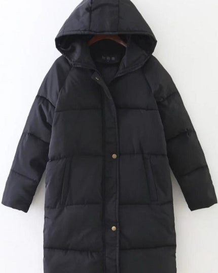 Damska klasyczna kurtka zimowa z kapturem