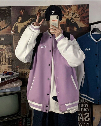 Męska kurtka przejściowa bomberka bejsbolówka