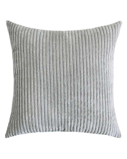 Poszewka na poduszkę prążkowana w jednolitych kolorach