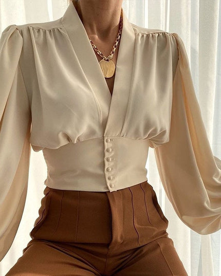 Damska koszula z gorsetowym dołem