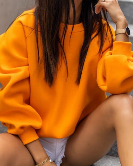 Damska bluza klasyczna crewneck