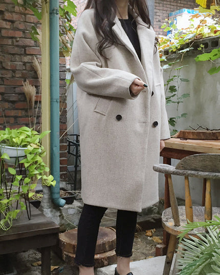 Damski płaszcz klasyczny oversize