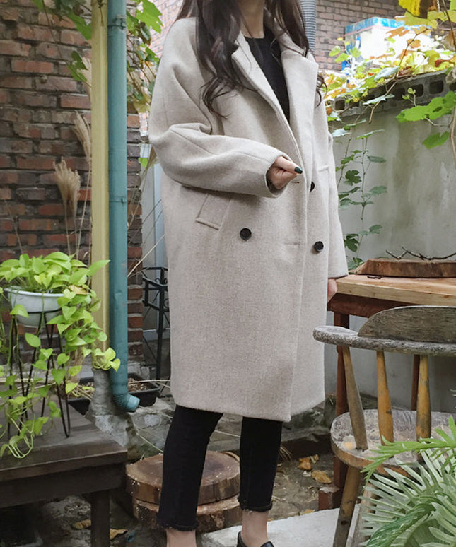 Damski płaszcz klasyczny oversize