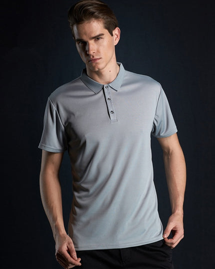 Męska koszulka polo z gładkiej tkaniny