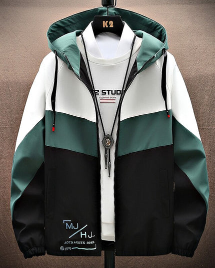 Męska kurtka zimowa oversize z kapturem