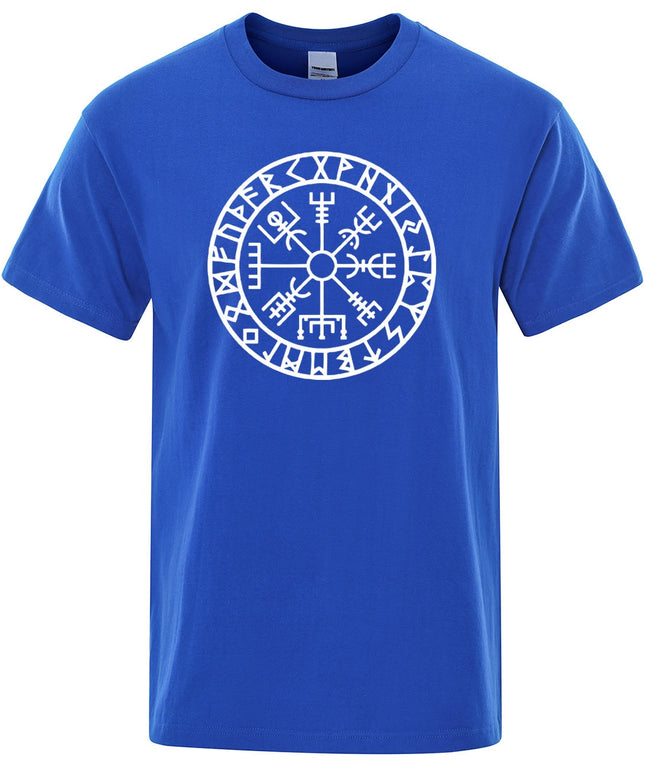 Męski T-shirt klasyczny z nordyckim motywem