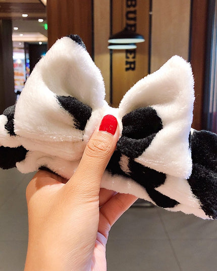 Opaska do włosów w kropki