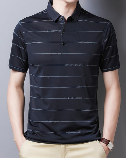Męska koszulka polo w paski