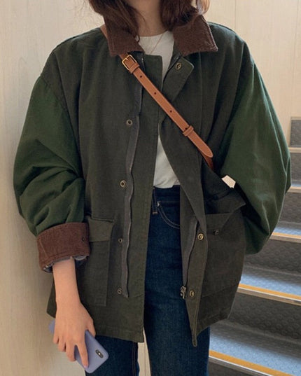 Damska kurtka przejściowa oversize