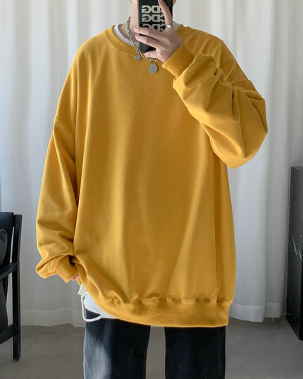 Męska bluza oversize bez kaptura