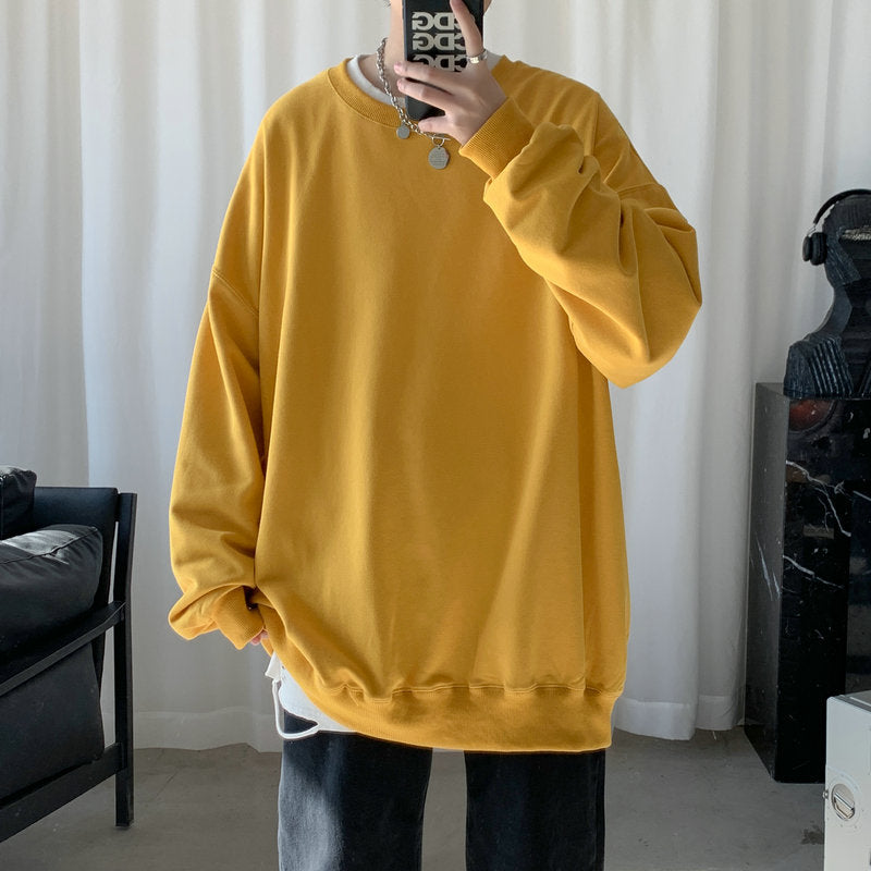 Męska bluza oversize bez kaptura