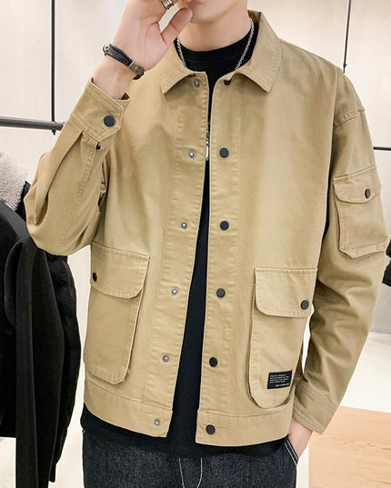 Męska kurtka przejściowa klasyczna luźna