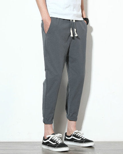 Męskie spodnie eleganckie o casualowym kroju