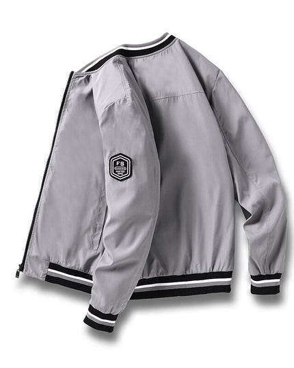 Męska kurtka przejściowa bomberka o luźnym kroju