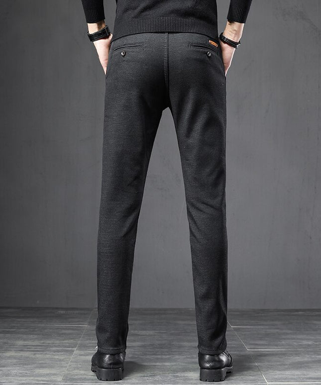 Męskie spodnie chinosy z długimi nogawkami