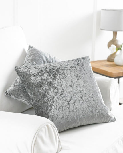 Poszewka na poduszkę z aksamitnej tkaniny w jednolitym kolorze