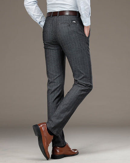 Męskie spodnie chinosy w paski