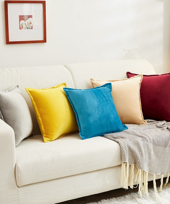 Poszewka na poduszkę z aksamitnej tkaniny