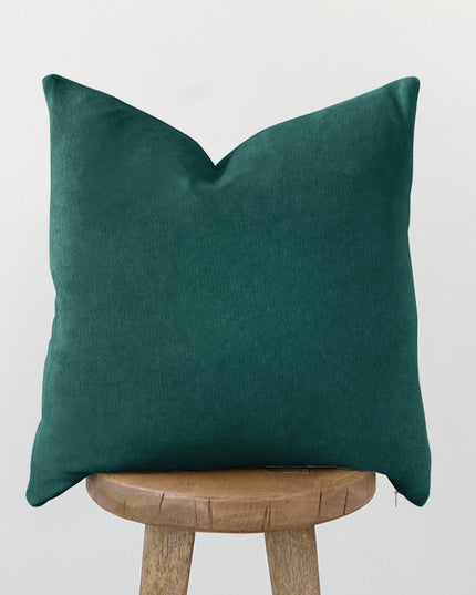 Poszewka na poduszkę welurowa w jednolitym kolorze
