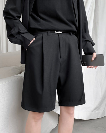 Męskie szorty eleganckie do kolan