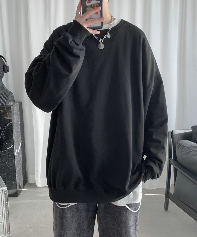 Męska bluza oversize bez kaptura