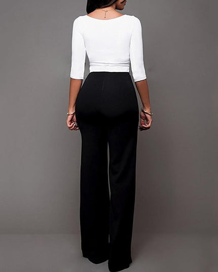 Damskie spodnie chinosy z guzikami i wysokim stanem