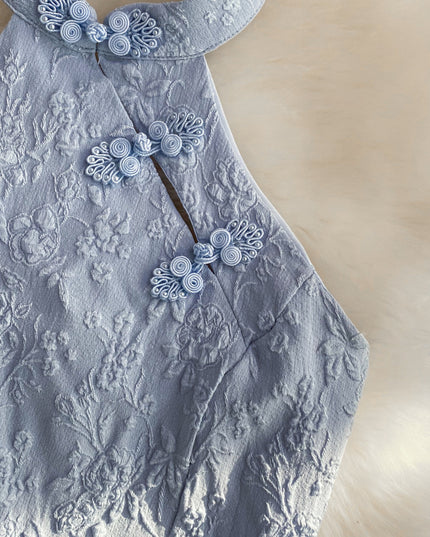 Damski top z fakturą w kwiaty