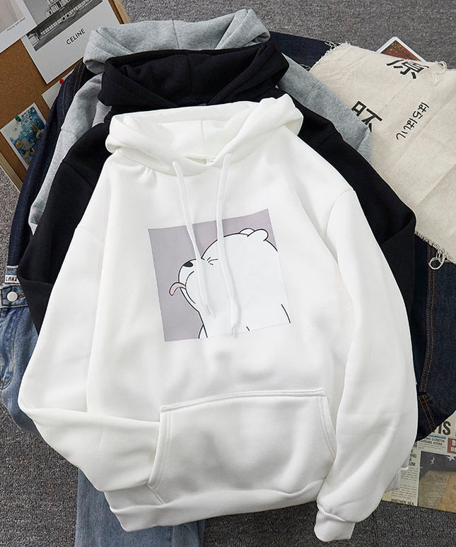 Damska bluza z nadrukiem z misiem