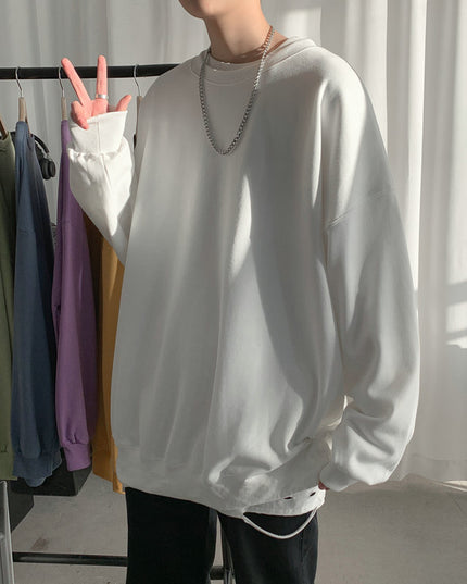 Męska bluza oversize bez kaptura