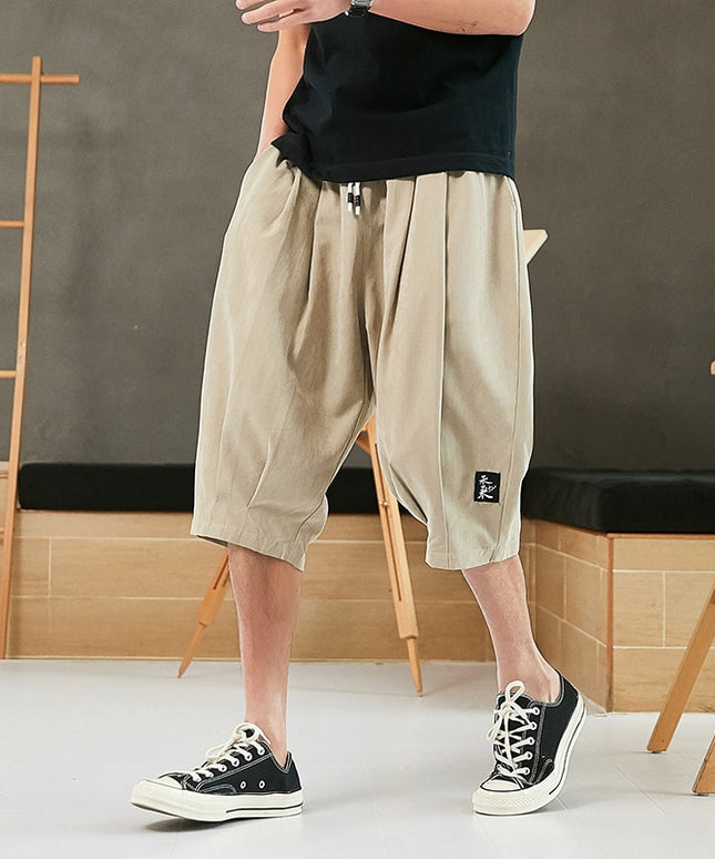 Męskie szorty o długości 3/4