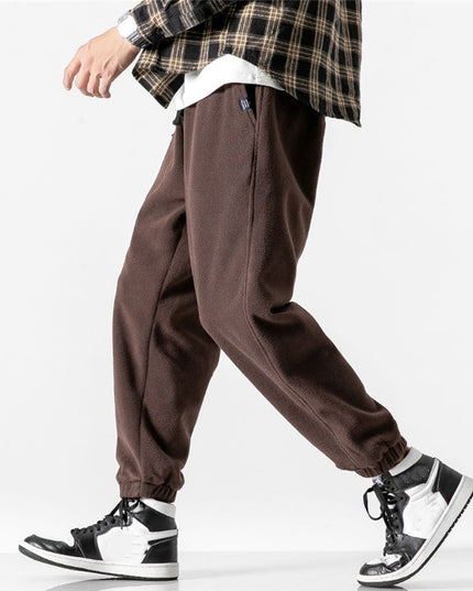 Męskie spodnie dresowe z wiązaniem