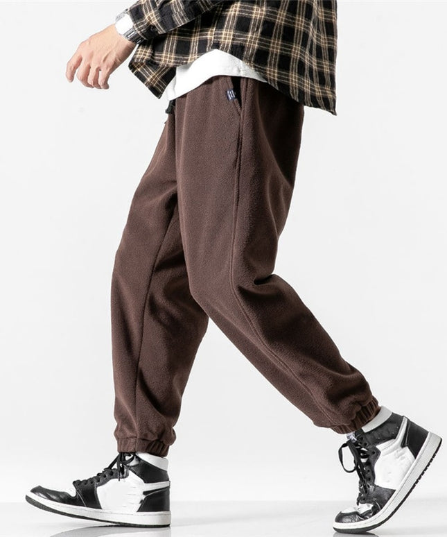 Męskie spodnie dresowe z wiązaniem