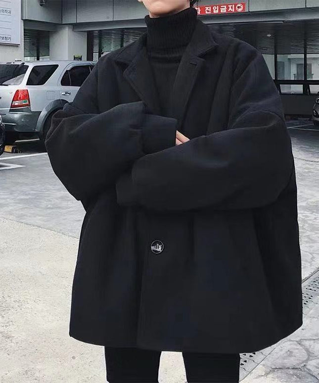 Męski płaszcz zimowy oversize