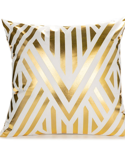 Poszewka na poduszkę elegancka w złotych kolorach
