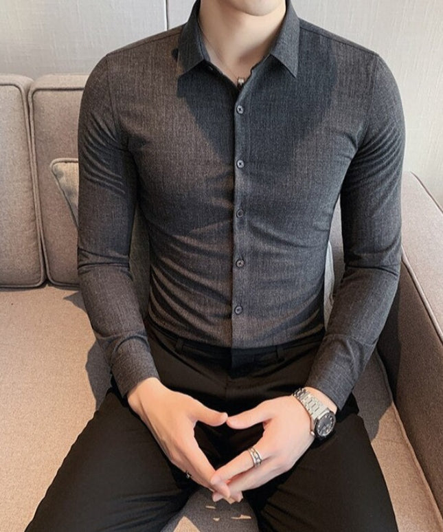 Męska koszula klasyczna o dopasowanym kroju