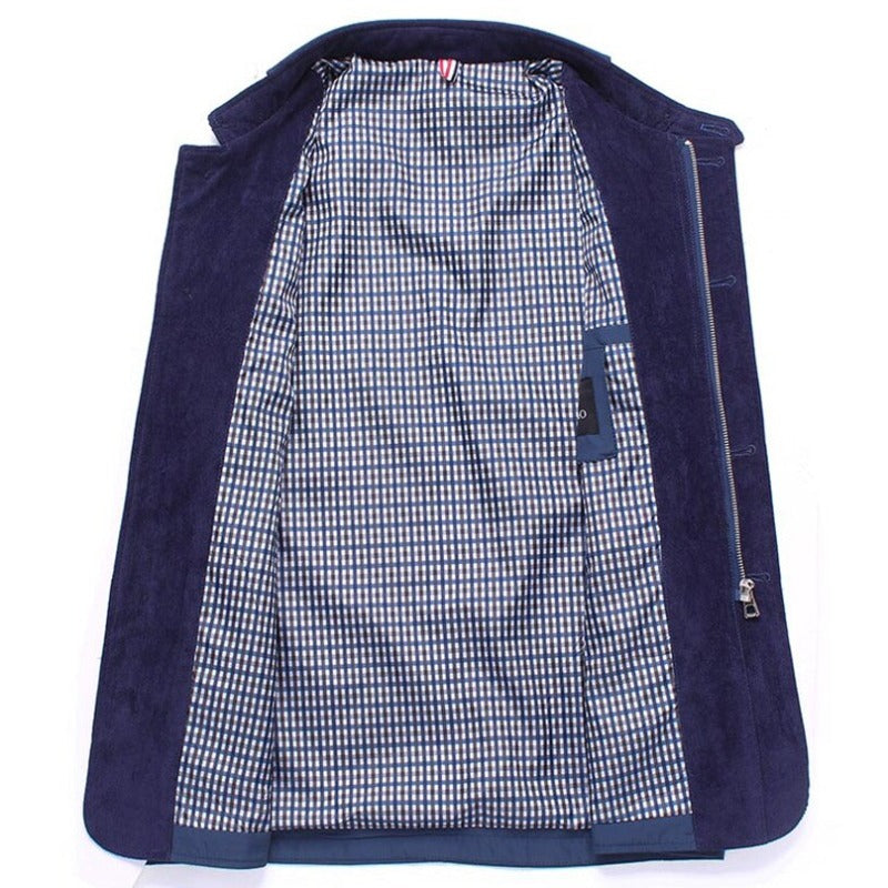 Męska kurtka przejściowa klasyczna elegancka