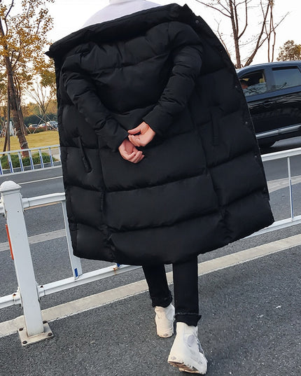 Męski płaszcz zimowy pikowany