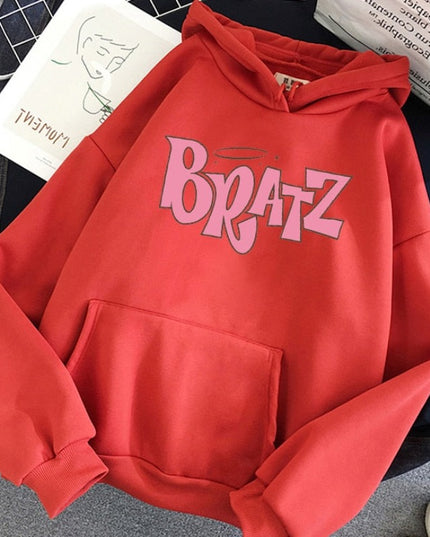 Damska bluza z kapturem z logo BRATZ