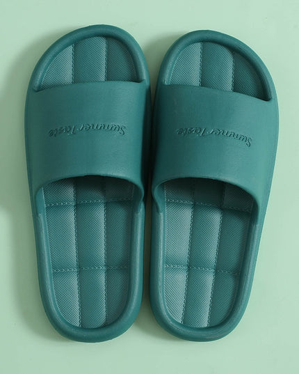 Damskie klapki basenowe z napisem