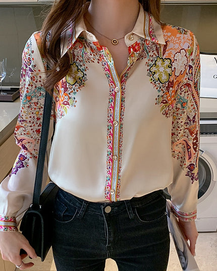 Damska koszula we wzory