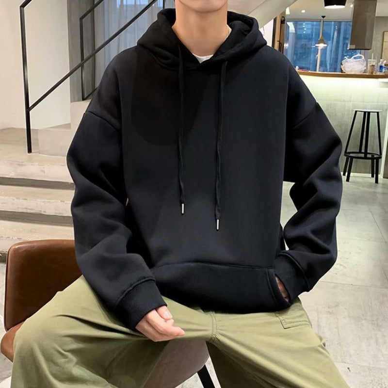 Męska bluza klasyczna z kapturem