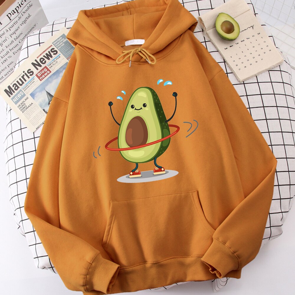 Damska bluza z nadrukiem awokado