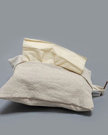 Pudełko na chusteczki materiałowe z zawieszką