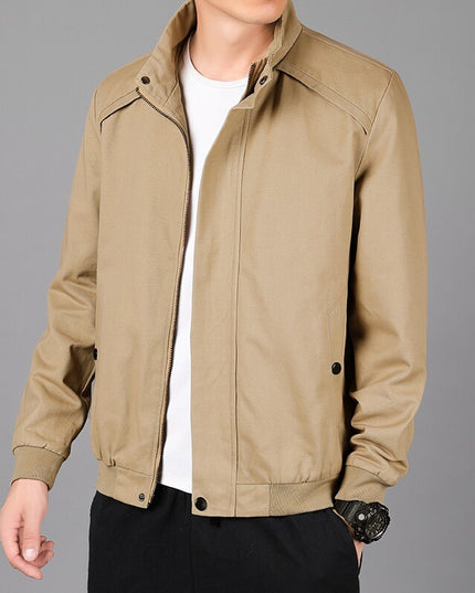 Męska kurtka przejściowa klasyczna ze stójką