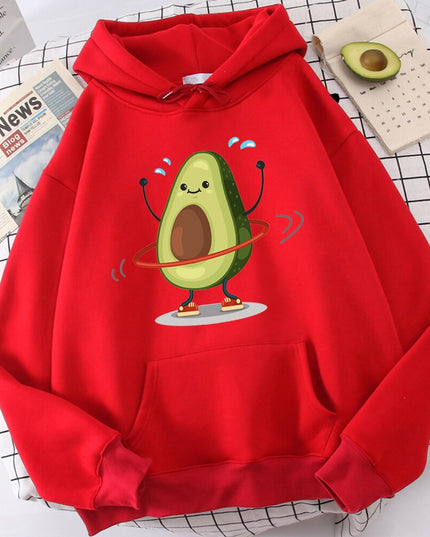 Damska bluza z nadrukiem awokado