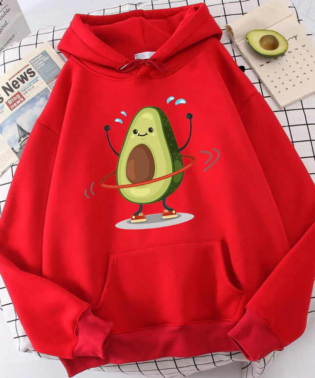 Damska bluza z nadrukiem awokado