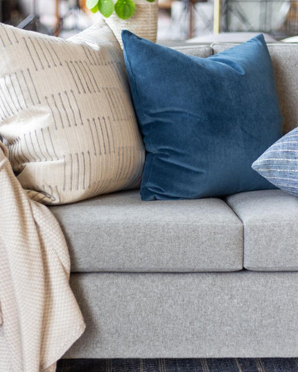 Poszewka na poduszkę welurowa w jednolitym kolorze