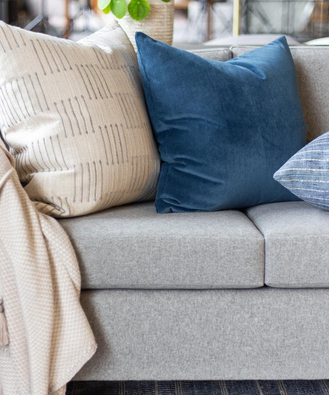 Poszewka na poduszkę welurowa w jednolitym kolorze