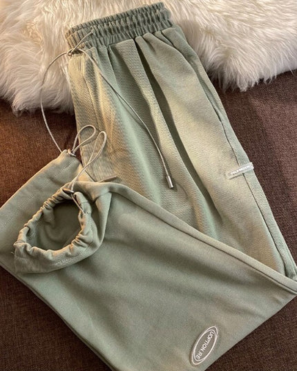 Damskie spodnie dresowe z regulowanym ściągaczem